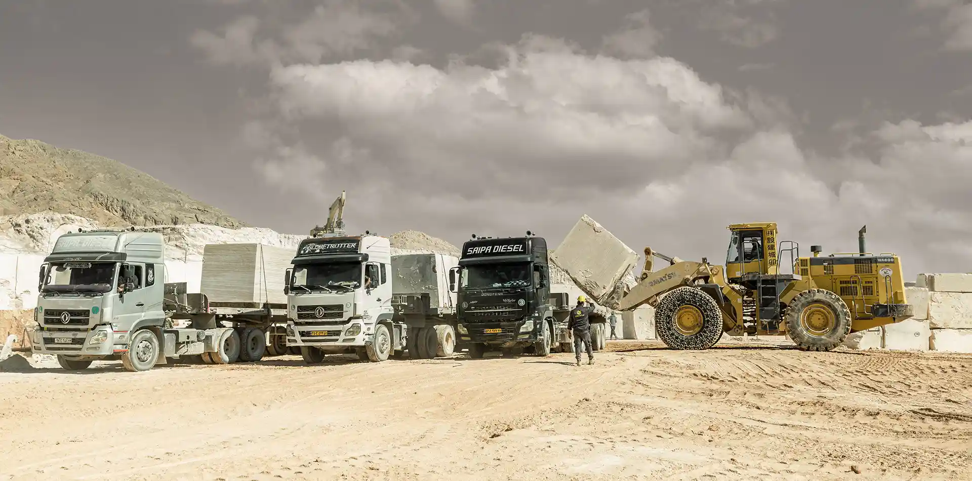 خدمات ارائه شده به هلدینگ شهاب سنگ سپاهان از جمله طراحی سایت سنگ دوزبانه انگلیسی و فارسی و طراحی سایت انبار کوپ سنگ و شوروم کوپ سنگ 3 زبانه تصویربرداری و ساخت تیزر معدن سنگ | عکاسی صنعتی شوروم کوپ سنگ سنگ عکاسی صنعتی سنگ | عکاسی صنعتی معدن سنگ | عکاسی معدن سنگ | عکس معدن سنگ | طراحی لوگو سنگ | توسط گروه محتواسازان آرماندیس